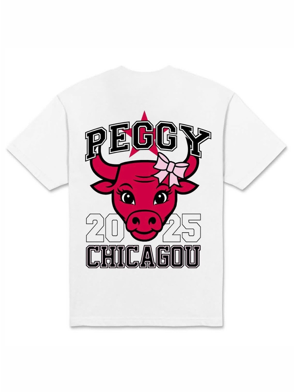 NWT Peggy Gou Chicago Tee Oversize Fit Large “Chicagou” 2025 Bull (Peggy Goods